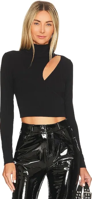 Cutout Turtleneck