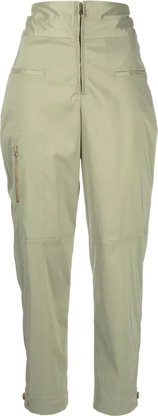 Cropped Cargo Trousers