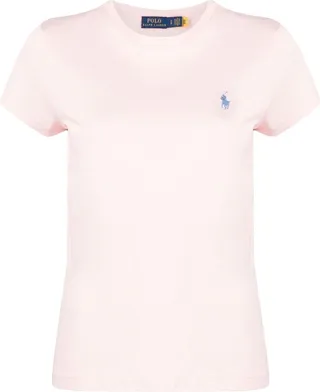 Regular T-shirt with with small frontal embroidered logo from Polo Ralph Laurent.