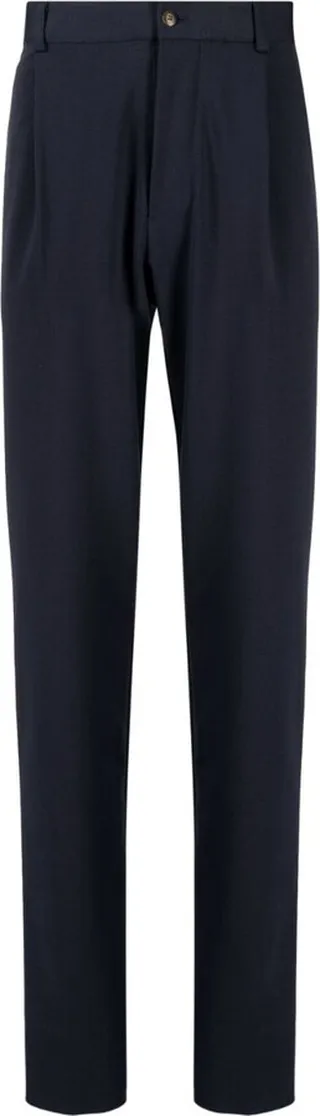 Straight-Leg Cut Trousers