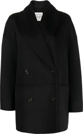Double-Breasted Wool Coat