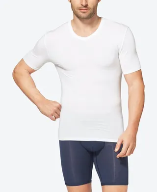 Men's Second Skin High V Neck Undershirt