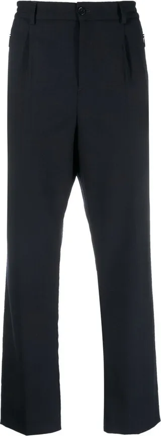 Straight-Leg Tailored Trousers