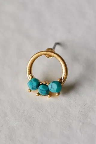 Modern Love Gold Plated Stud by Free People
