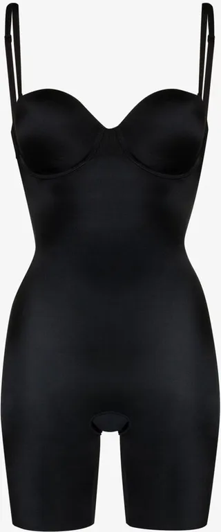 Black Suit Your Fancy Cupped Bodysuit