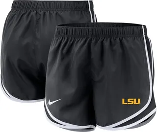 Women's Nike Black Lsu Tigers Team Tempo Performance Shorts