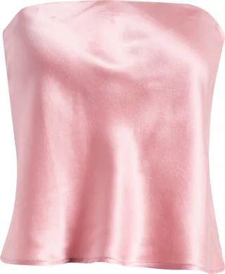 Spritz Strapless Silk Camisole