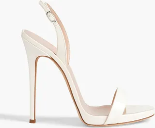 Coline 110 patent-leather slingback sandals
