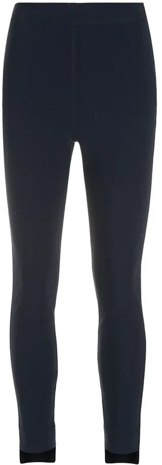 Asymmetric-Hem Skinny-Fit Trousers