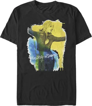 Men's Britney Spears Rocker Color T-Shirt - Black - X Large