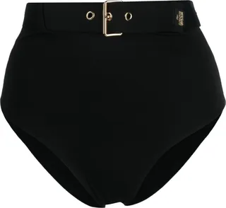 High-Waisted Belted Bikini Bottoms