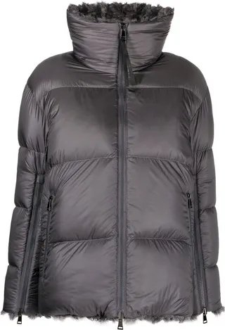 Padded Zip-Fastening Jacket