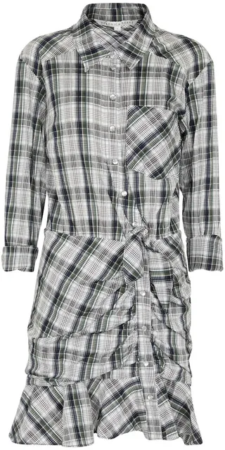 Valle plaid minidress