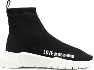 Logo Print Slip-On Sneakers
