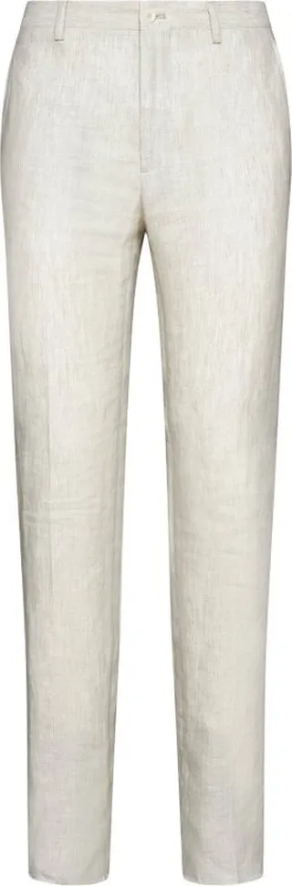 Etro High-Waist Straight-Leg Pants