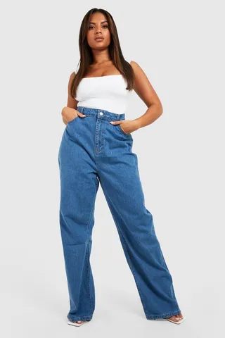 Plus Wide Leg Jean