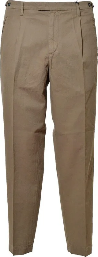 Tapered-leg Cropped Chino Trousers