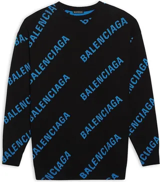 Allover Logo Crewneck
