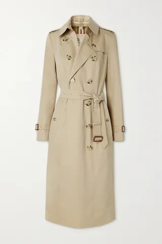 Burberry - The Chelsea Long Cotton-gabardine Trench Coat - Neutrals