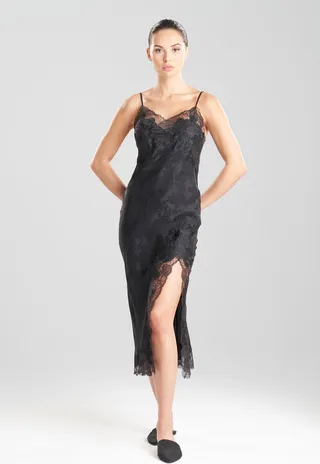 Kurokawa Jacquard Lace Silk Gown