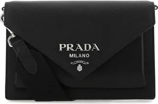 Prada Logo Detailed Envelope Mini Shoulder Bag