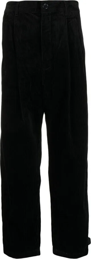 Wide-Leg Corduroy Trousers