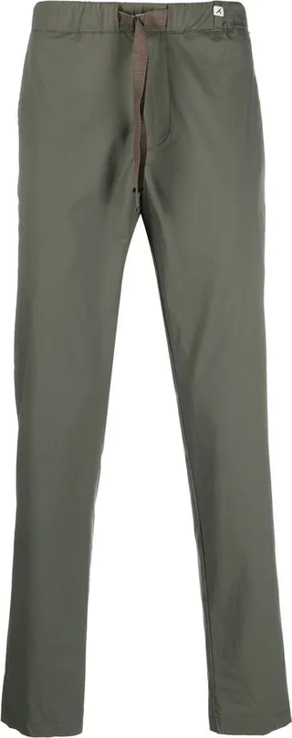 Drawstring Straight-Leg Trousers