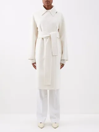 Walmer Belted Wool-blend Coat