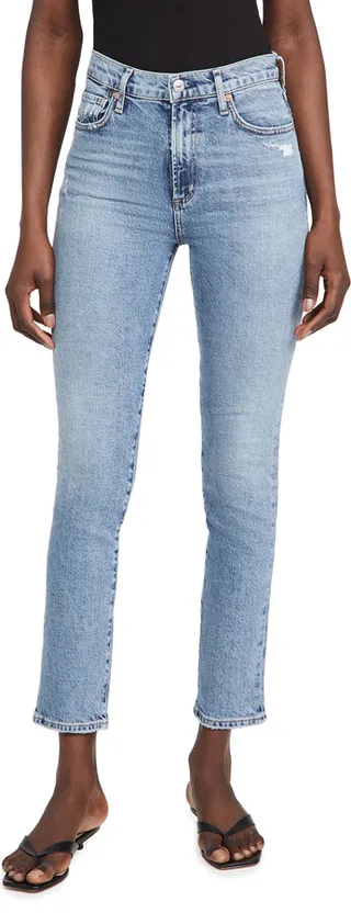 Citizens of Humanity Olivia High Rise Slim Ankle Jeans