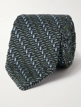 6cm Knitted Wool Tie