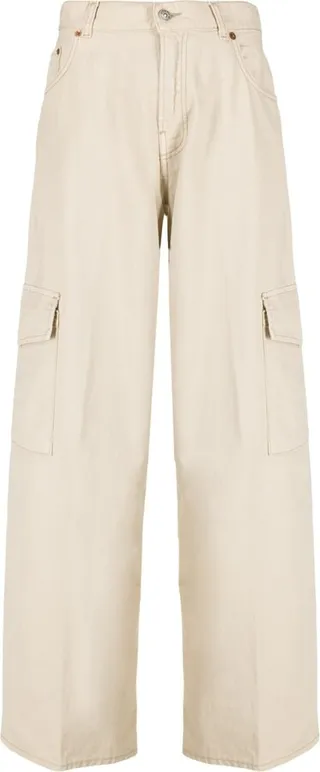 Mid-Rise Wide-Leg Jeans