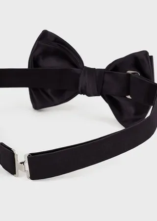 Pure silk knotted bow tie