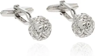 Lanvin Textured Round Cufflinks