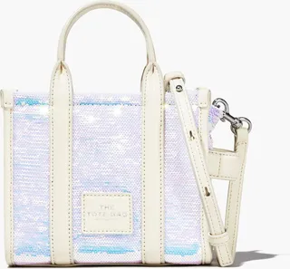 The Sequin Micro Tote Bag - Iridiescent