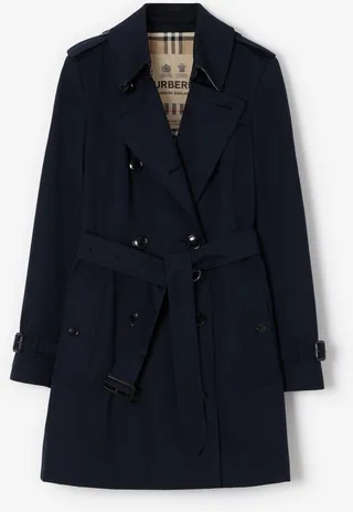Burberry Short Chelsea Heritage Trench Coat Size: 02
