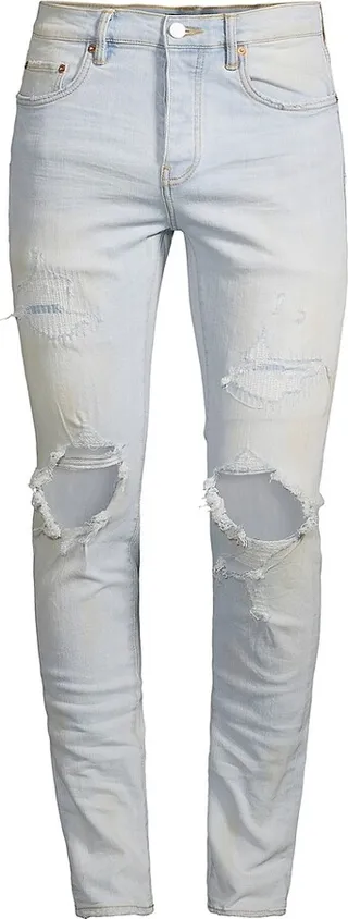 P001 Bleached Blowout Skinny Jeans