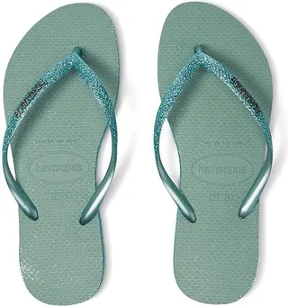 Havaianas Slim Sparkle II Flip Flop Sandal (Clay) Women's Shoes