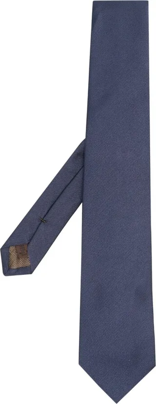 Textured-Finish Silk Tie