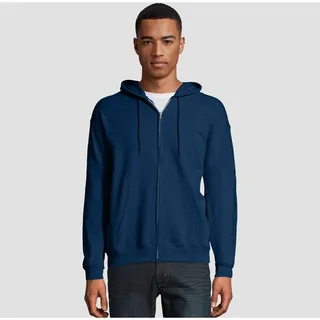 Hanes Men's EcoSmart Fleece Full-Zip Hooded Sweatshirt - Navy XL