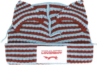 Chunky Ears wool blend beanie
