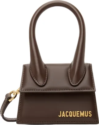 Jacquemus Brown Le Raphia 'Le Chiquito' Bag