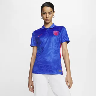 Nike Women's England 2020 Stadium Away Soccer Jersey in Blue
