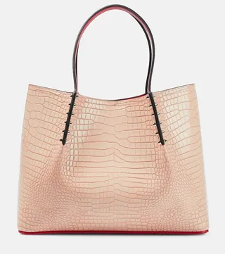 Cabarock Small croc-effect leather tote