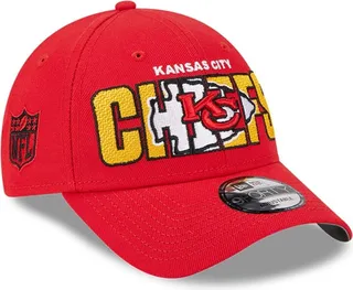 Men's New Era Red Kansas City Chiefs 2023 Nfl Draft 9FORTY Adjustable Hat