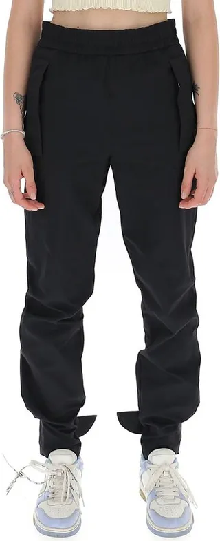Off-White Ankle Strap Straight Leg Pants