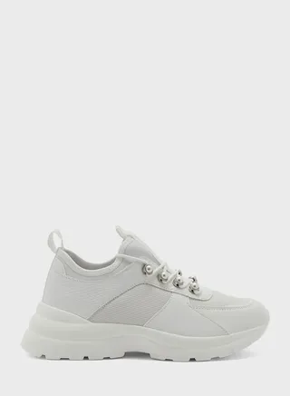 Pearl Detail Chunky Sneaker