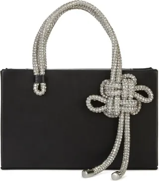 Kara Knot-Detailed Chain-Linked Shoulder Bag