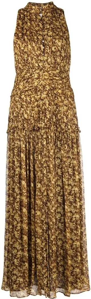 Carmela button-up sleeveless dress