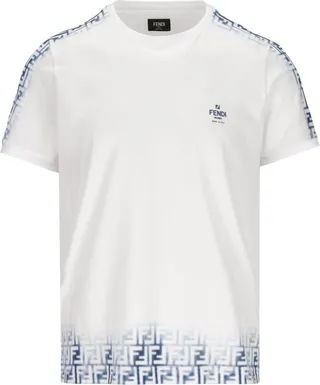 Fendi FF Motif Crewneck T-Shirt