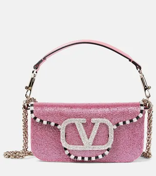 Loco embellished shoulder bag